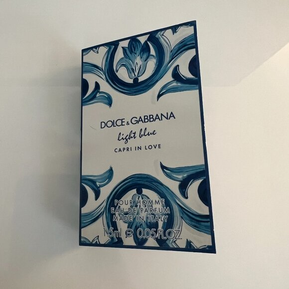 Dolce & Gabbana Light Blue Capri In Love Eau De Parfum 1.5ml Sample Spray - Picture 1 of 3